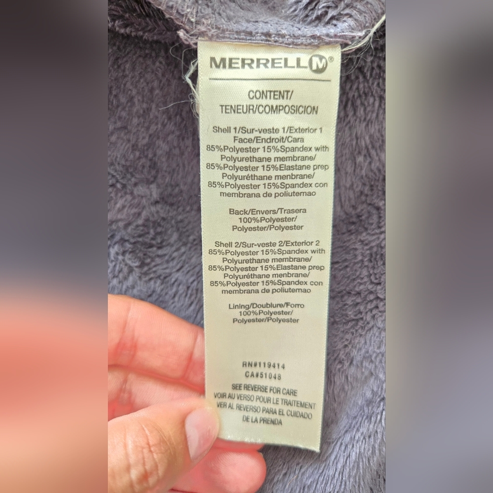Merrell Geraldine Long Soft Shell Coat - Picture 14 of 15